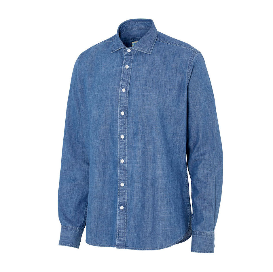 Denim Skjorte slim fit - Herre
